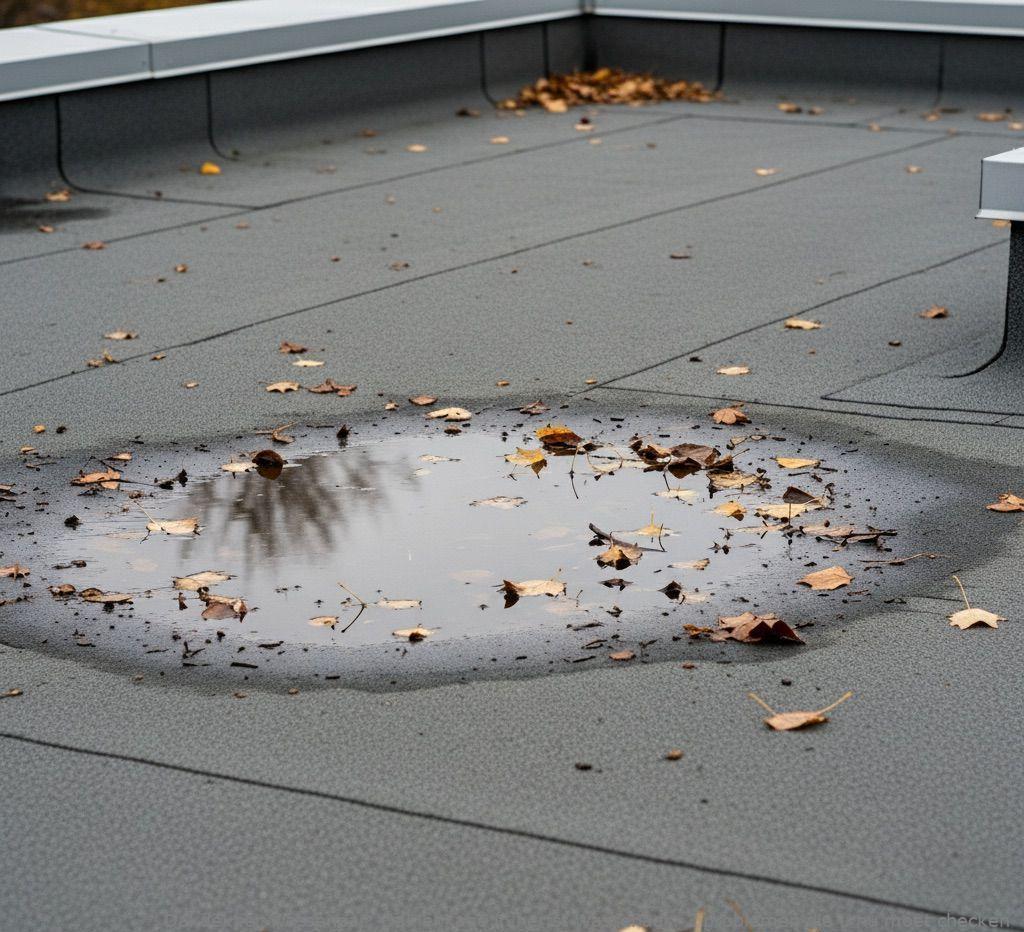 Daklekkage In Herfst Wassenaar