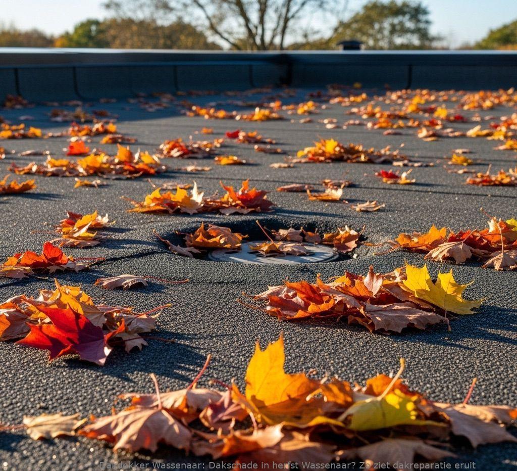 Dakschade In Herfst Wassenaar